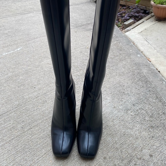 Zara Heeled Knee-High Boots - Picture 5 of 6